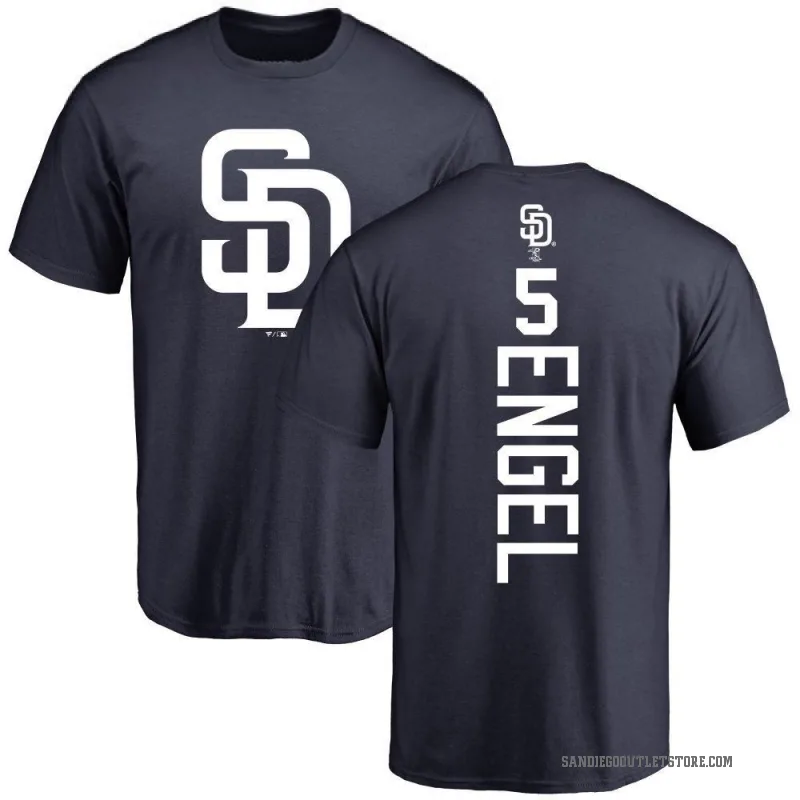 Adam Engel Men's Navy San Diego Padres Backer T-Shirt -