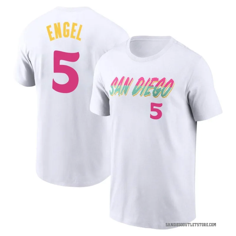 Adam Engel Men's White San Diego Padres 2022 City Connect T-Shirt