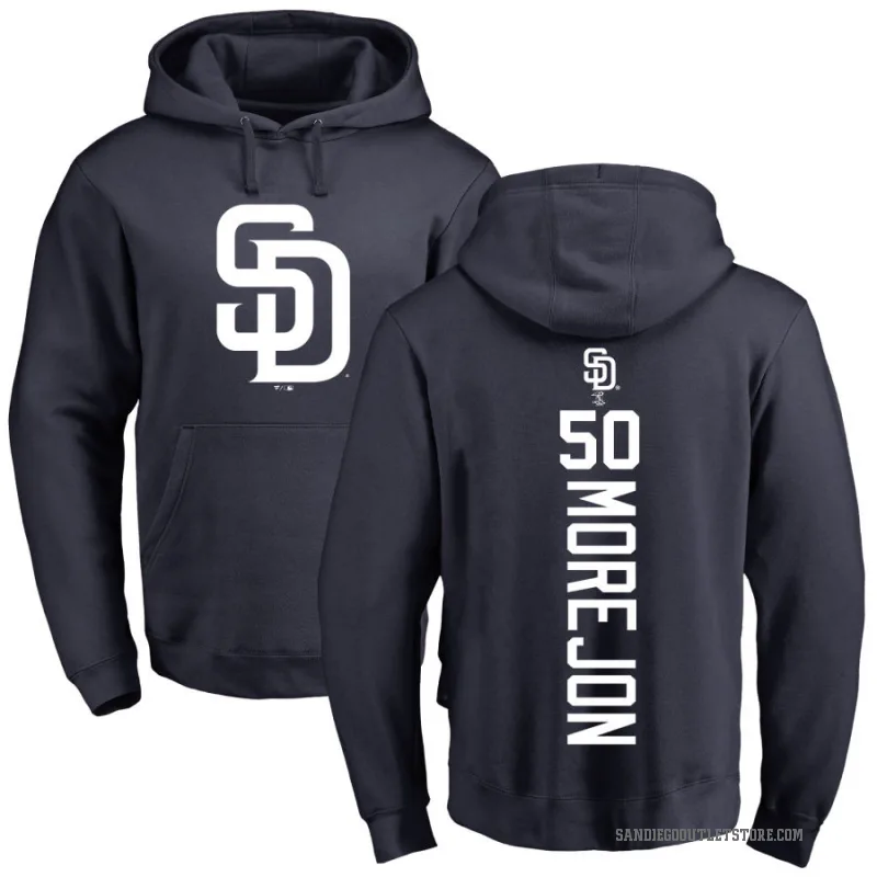 Adrian Morejon Men's Navy San Diego Padres Backer Pullover Hoodie