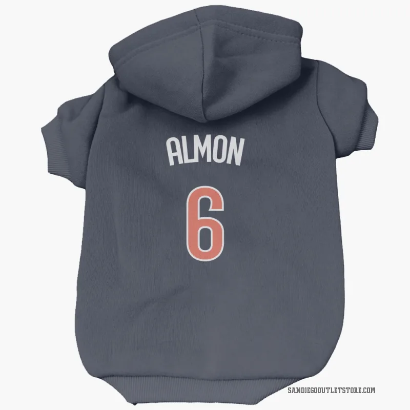 Bill Almon  Navy San Diego Padres  Cat & Dog Pet Hoodie
