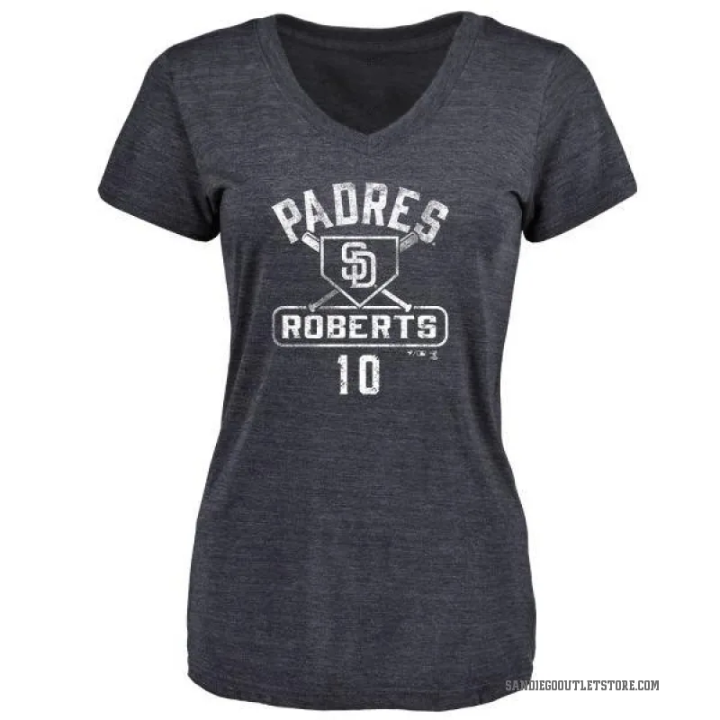 Bip Roberts Women's Navy San Diego Padres Base Runner T-Shirt -