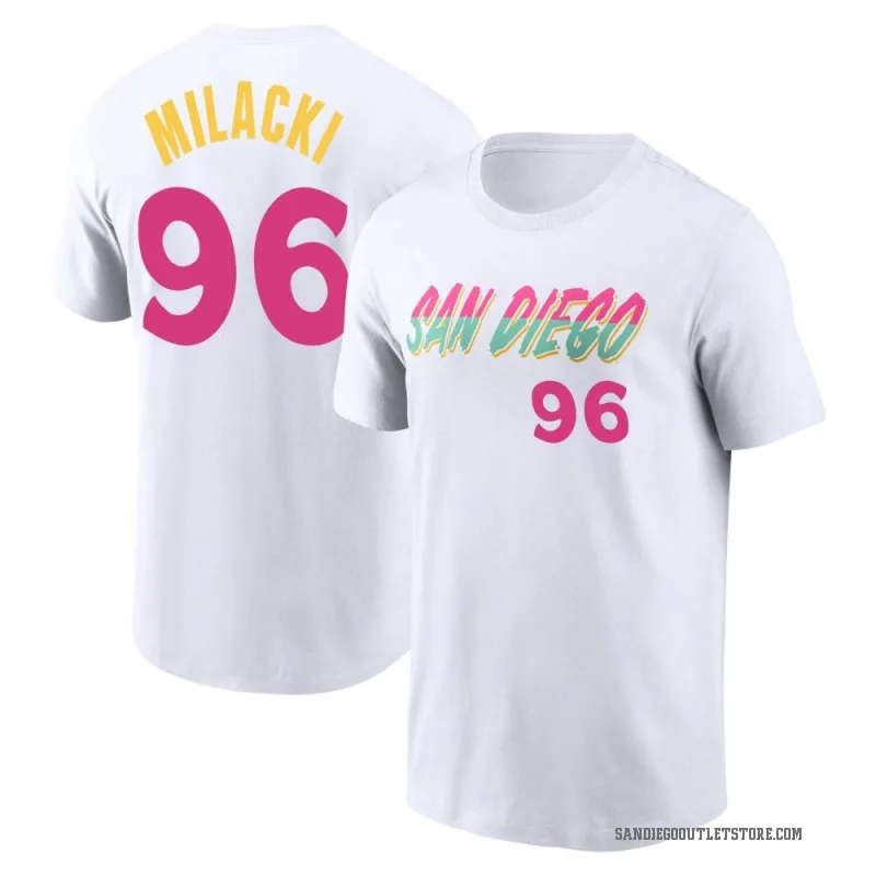 Bobby Milacki Youth White San Diego Padres 2022 City Connect T-Shirt