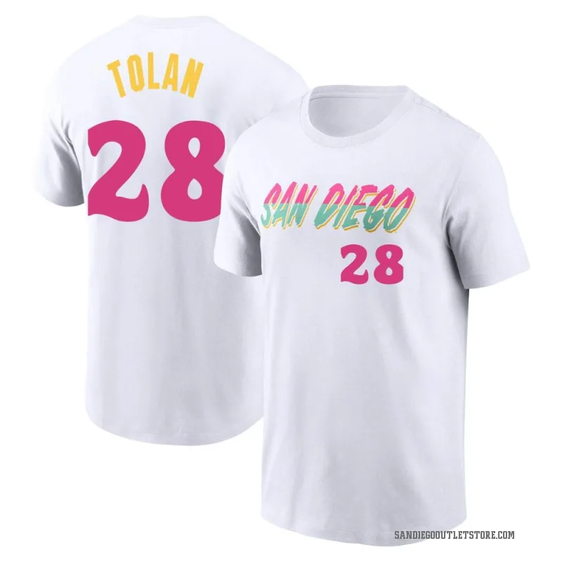 Bobby Tolan Youth White San Diego Padres 2022 City Connect T-Shirt