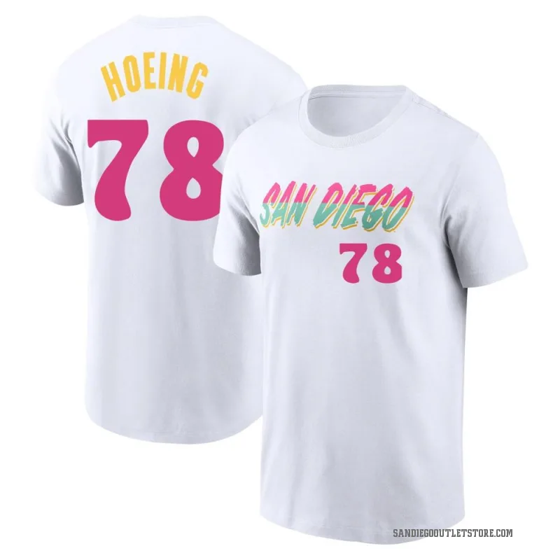 Bryan Hoeing Men's White San Diego Padres 2022 City Connect T-Shirt