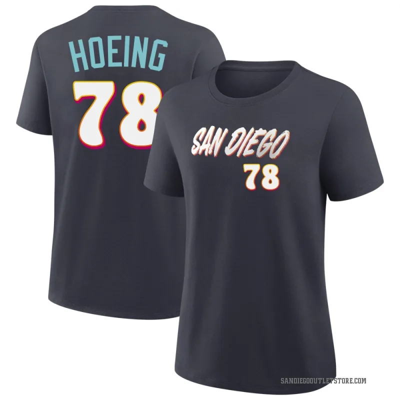 Bryan Hoeing Women's Navy San Diego Padres 2026 City Connect T-Shirt