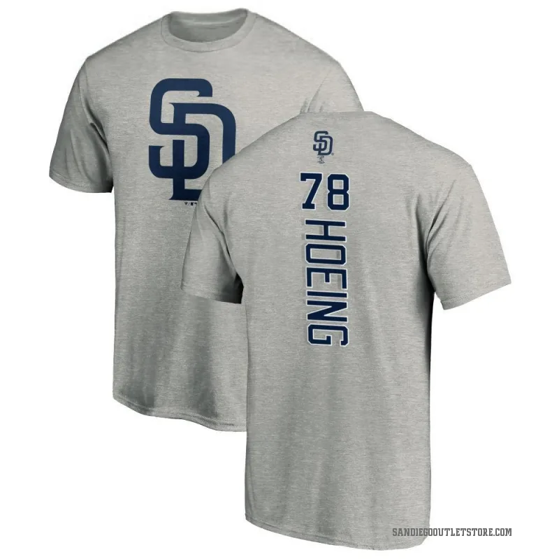 Bryan Hoeing Youth Ash San Diego Padres Backer T-Shirt -