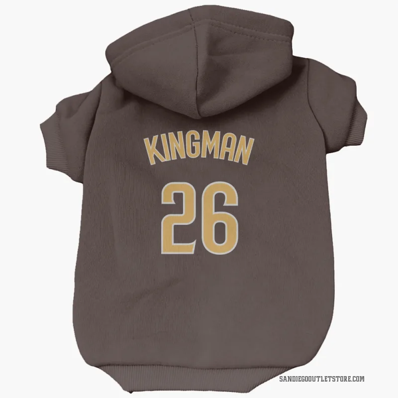 Dave Kingman  Brown San Diego Padres  Cat & Dog Pet Hoodie