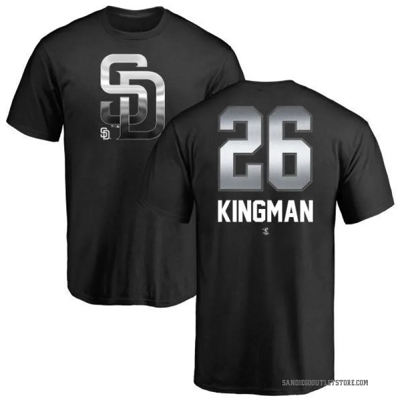 Dave Kingman Men's Black San Diego Padres Midnight Mascot T-Shirt -
