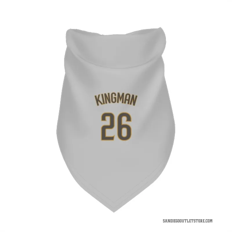Dave Kingman  White/Brown San Diego Padres  Cat & Dog Pet Bandana