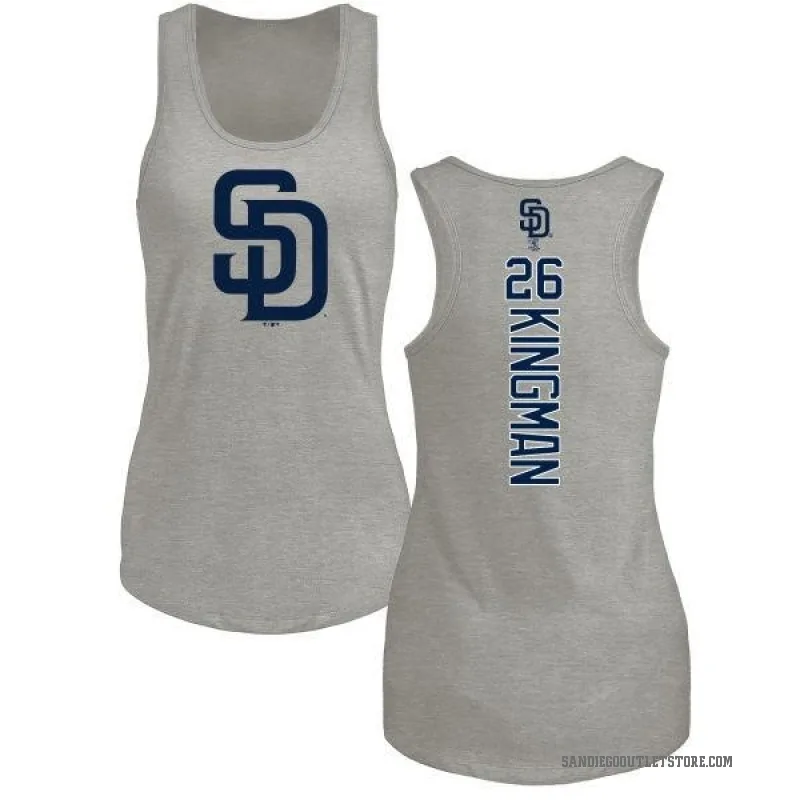 Dave Kingman Women's Ash San Diego Padres Backer Tank Top -