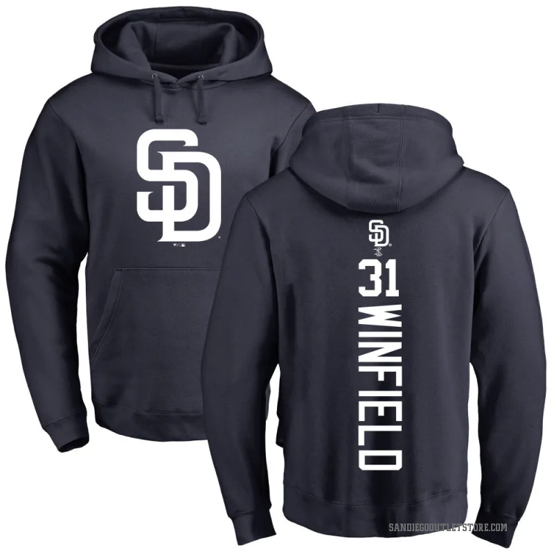 Dave Winfield Men's Navy San Diego Padres Backer Pullover Hoodie