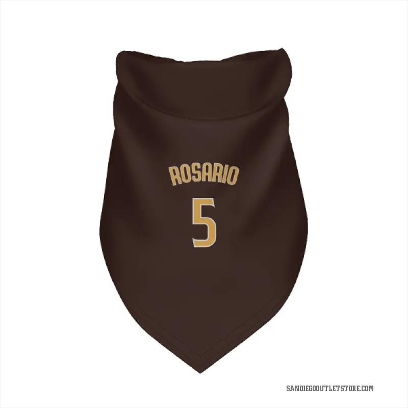 Eguy Rosario  Brown San Diego Padres  Cat & Dog Pet Bandana