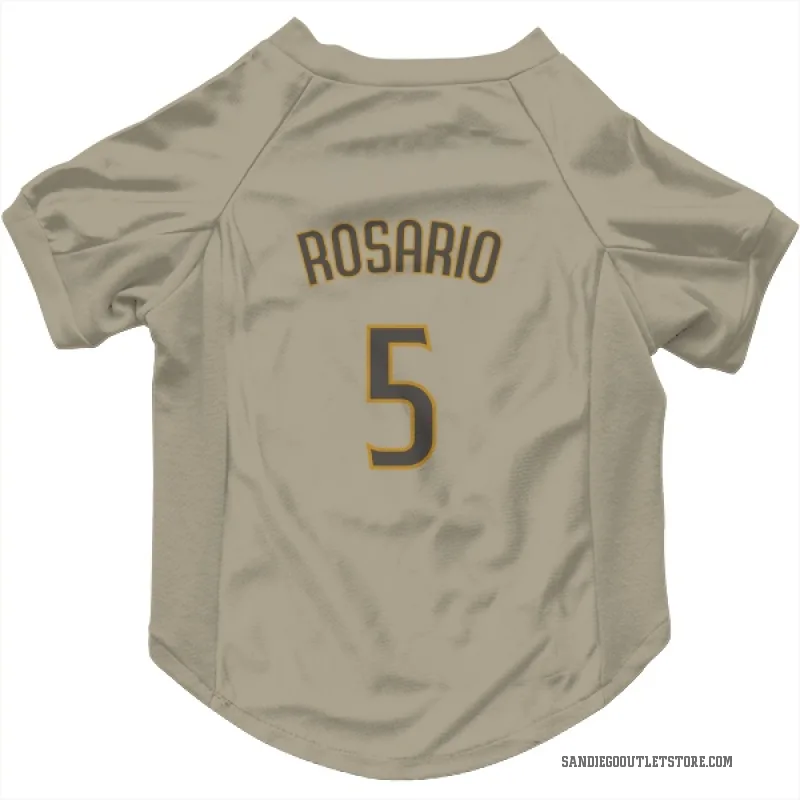 Eguy Rosario  San Diego Padres   Tan Cat & Dog Pet Jersey