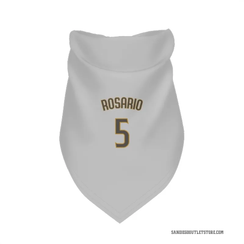 Eguy Rosario  White/Brown San Diego Padres  Cat & Dog Pet Bandana