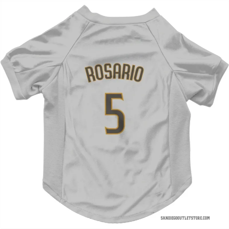 Eguy Rosario  White/Brown San Diego Padres  Cat & Dog Pet Jersey