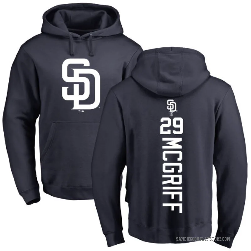 Fred Mcgriff Youth Navy San Diego Padres Backer Pullover Hoodie