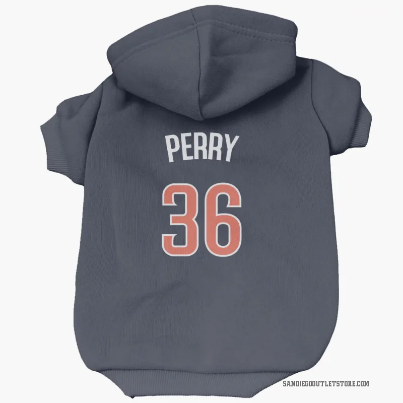 Gaylord Perry  Navy San Diego Padres  Cat & Dog Pet Hoodie