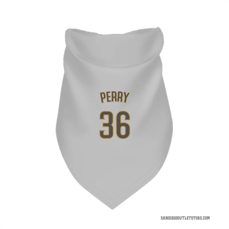 Gaylord Perry  White/Brown San Diego Padres  Cat & Dog Pet Bandana