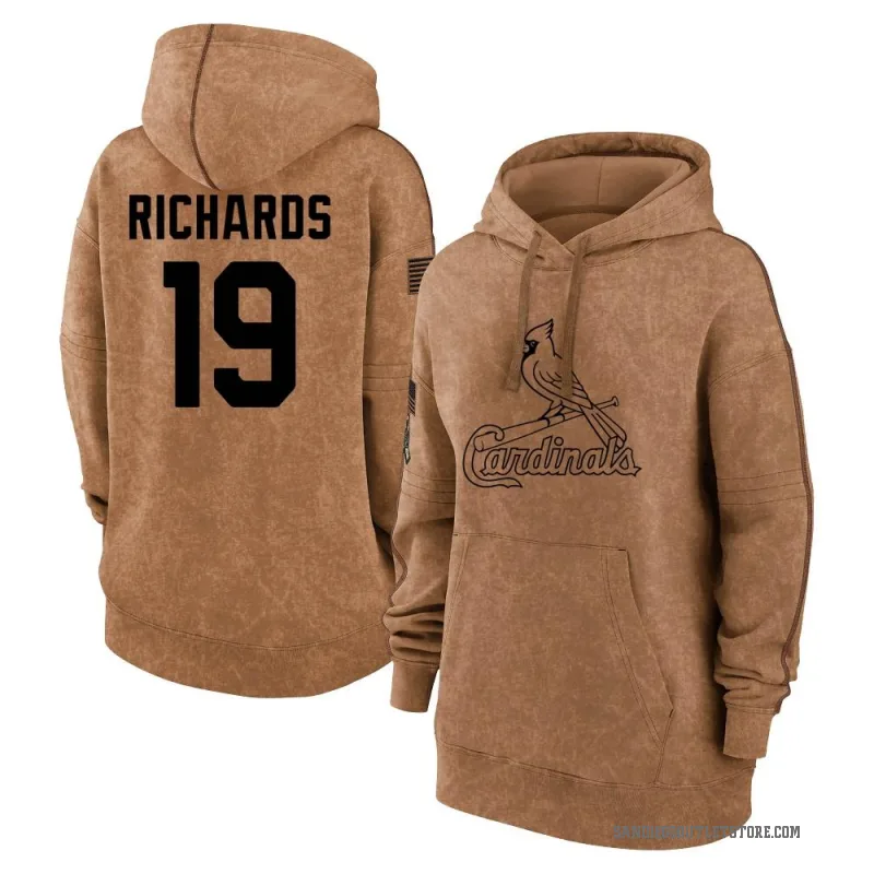 Gene Richards Women's Brown San Diego Padres 2023 Salute to Service Pullover Hoodie