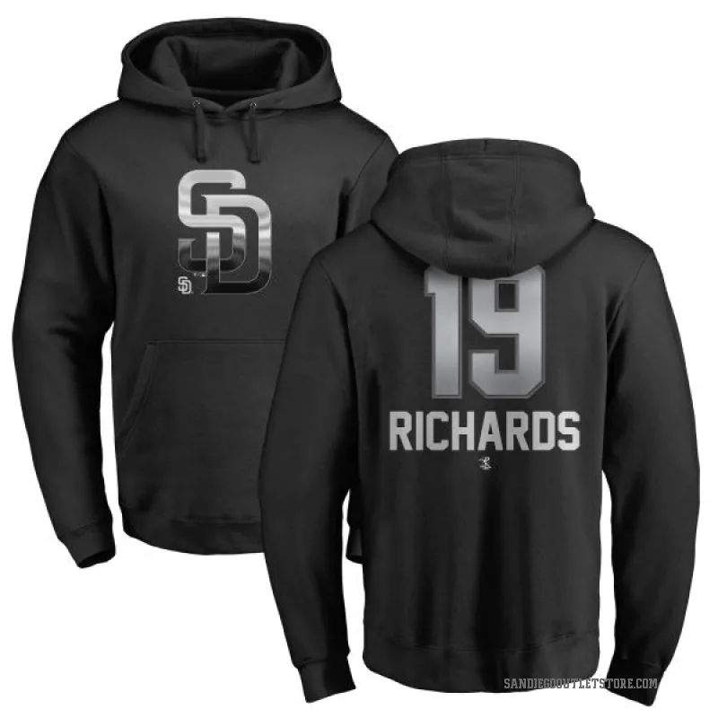 Gene Richards Youth Black San Diego Padres Branded Midnight Mascot Pullover Hoodie -