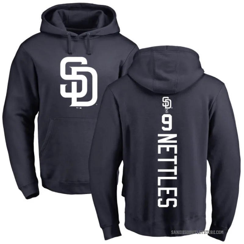 Graig Nettles Youth Navy San Diego Padres Backer Pullover Hoodie