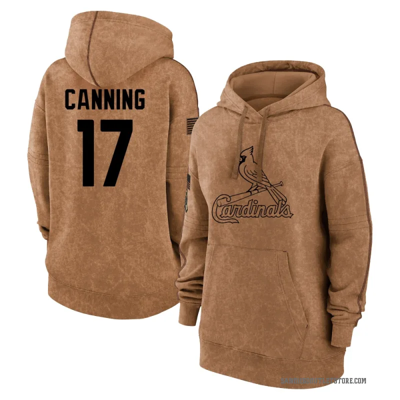 Griffin Canning Women's Brown San Diego Padres 2023 Salute to Service Pullover Hoodie