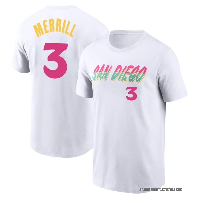 Jackson Merrill Youth White San Diego Padres 2022 City Connect T-Shirt
