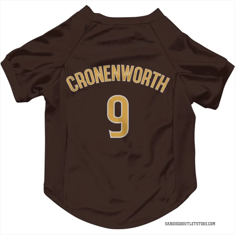 Jake Cronenworth  Brown San Diego Padres  Cat & Dog Pet Jersey