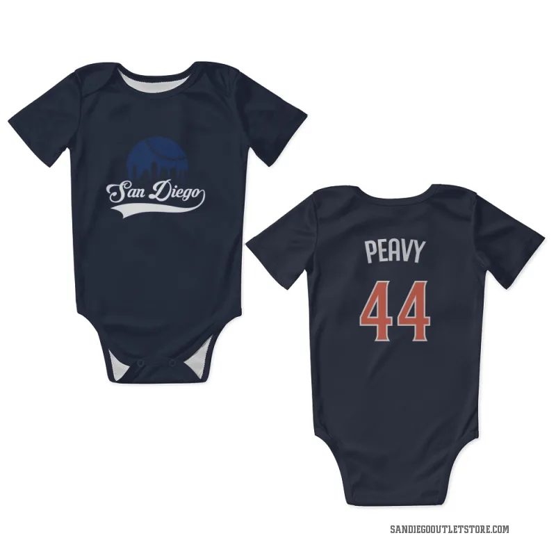 Jake Peavy  Navy San Diego Padres  Newborn & Infant Bodysuit