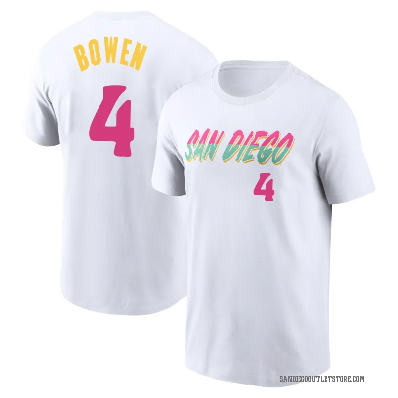 Jase Bowen Men's White San Diego Padres 2022 City Connect T-Shirt