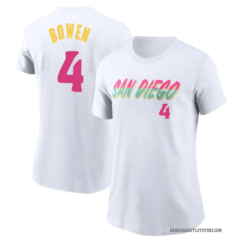 Jase Bowen Women's White San Diego Padres 2022 City Connect T-Shirt