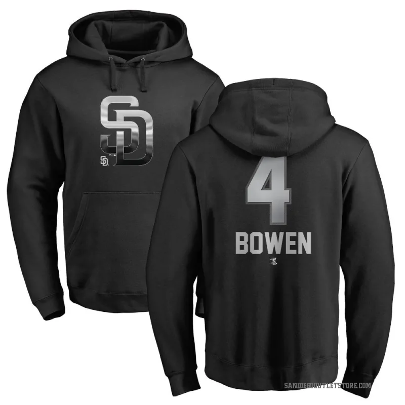 Jase Bowen Youth Black San Diego Padres Branded Midnight Mascot Pullover Hoodie -