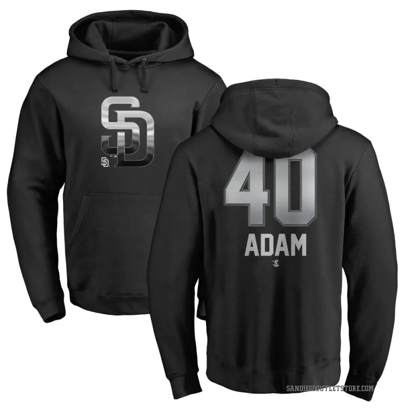Jason Adam Youth Black San Diego Padres Branded Midnight Mascot Pullover Hoodie -