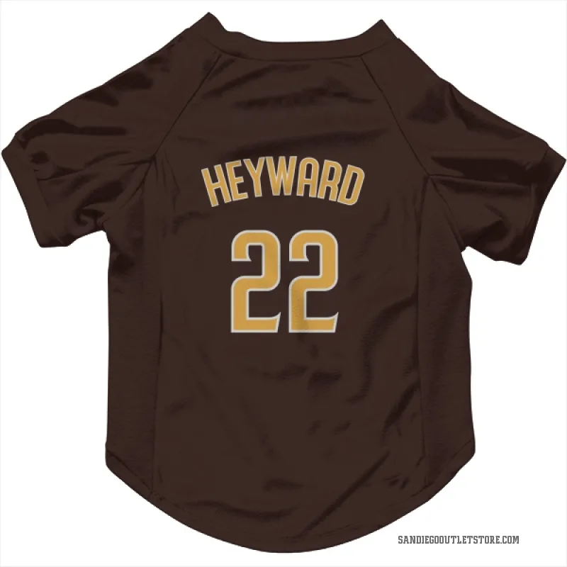 Jason Heyward  Brown San Diego Padres  Cat & Dog Pet Jersey