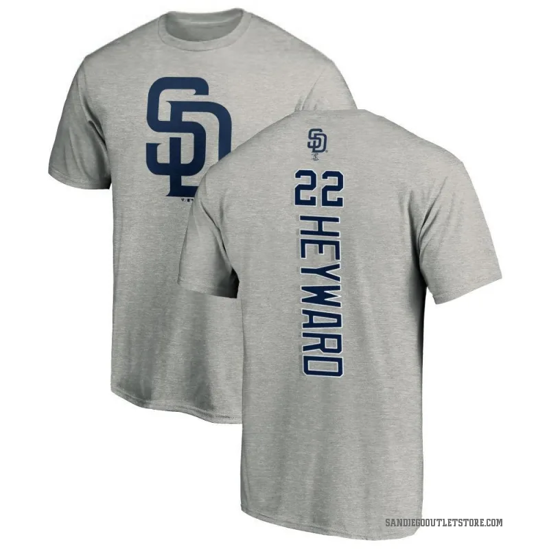 Jason Heyward Men's Ash San Diego Padres Backer T-Shirt -