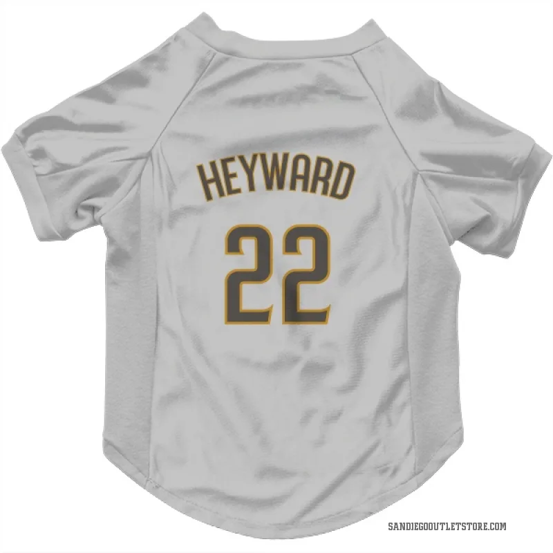Jason Heyward  White/Brown San Diego Padres  Cat & Dog Pet Jersey