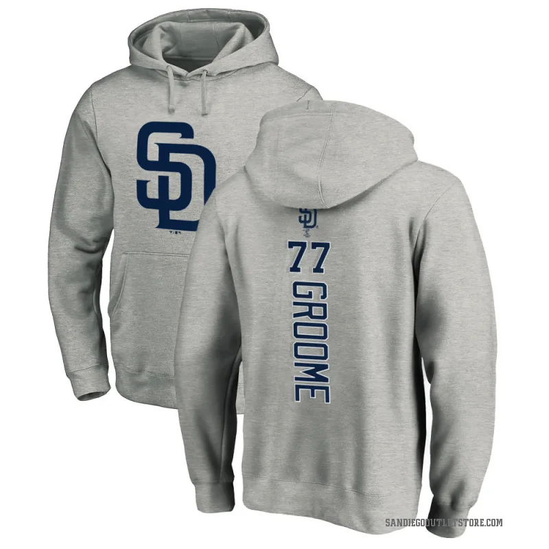 Jay Groome Youth San Diego Padres Ash Backer Pullover Hoodie