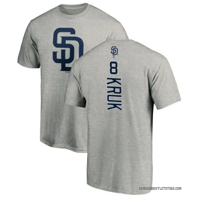 John Kruk Men's Ash San Diego Padres Backer T-Shirt -