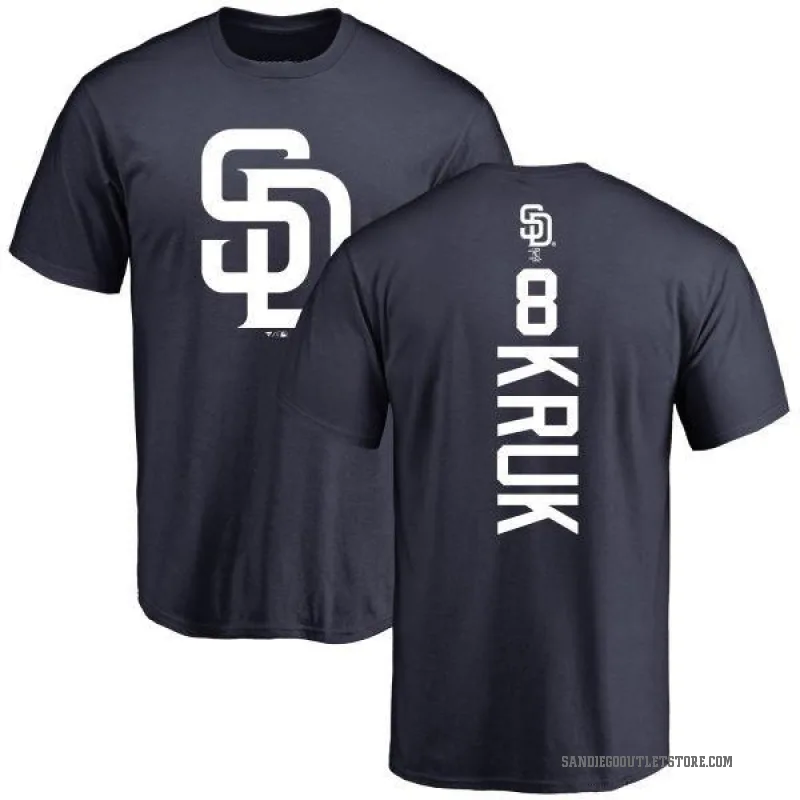 John Kruk Men's Navy San Diego Padres Backer T-Shirt -