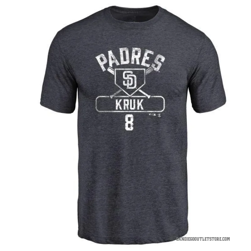 John Kruk Men's Navy San Diego Padres Base Runner T-Shirt -