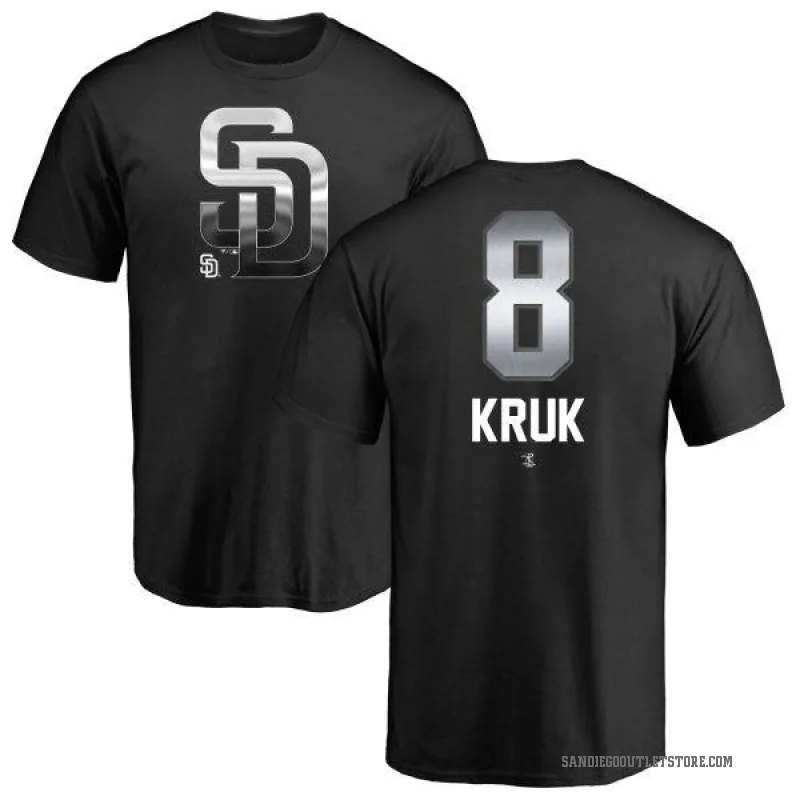 John Kruk Youth Black San Diego Padres Midnight Mascot T-Shirt -