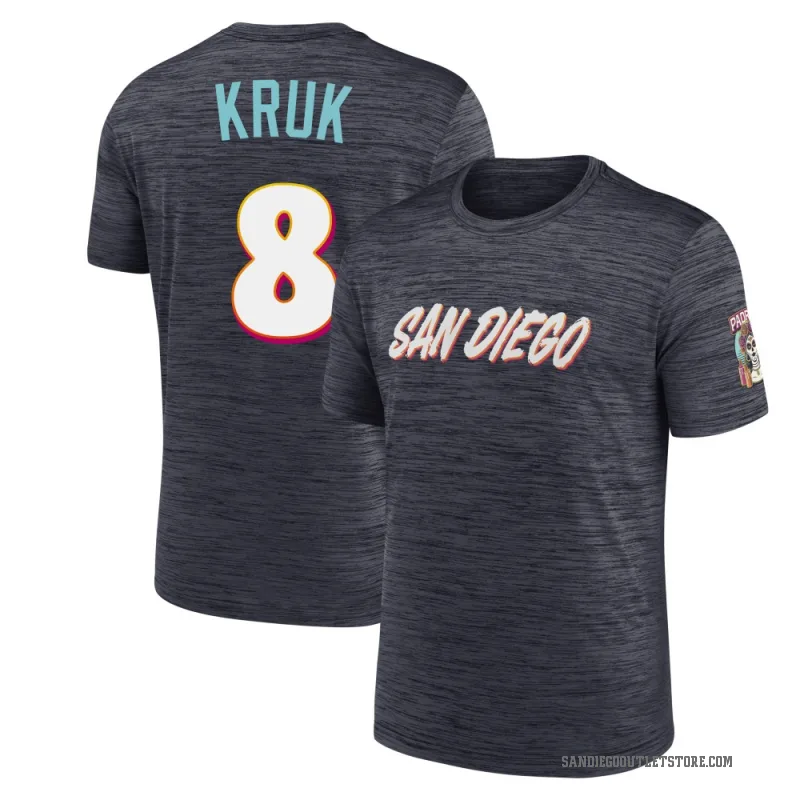 John Kruk Youth San Diego Padres Obsidian 2026 City Connect Game Day Velocity T-Shirt
