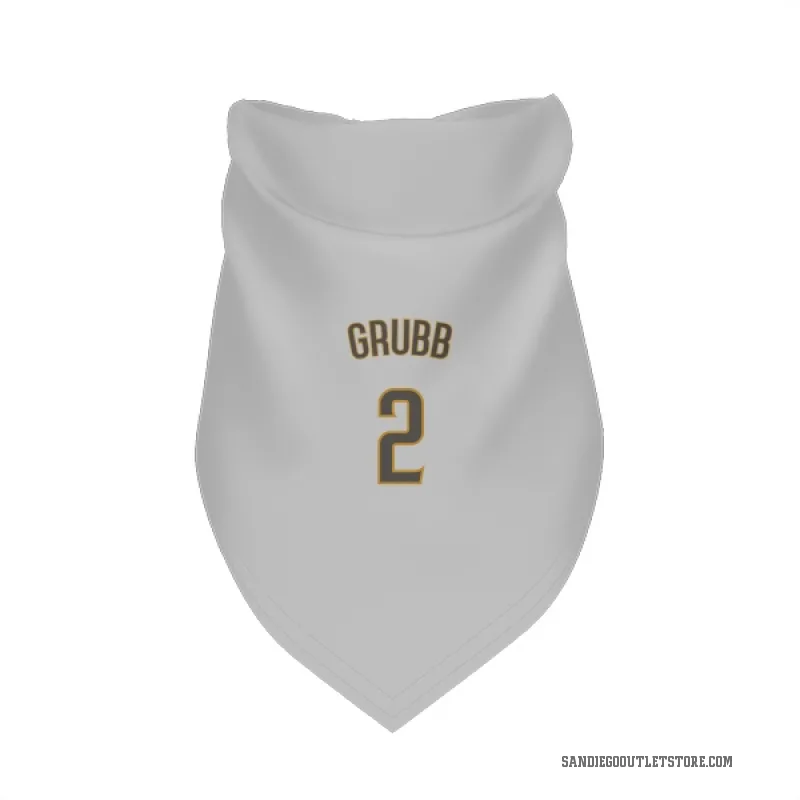 Johnny Grubb  White/Brown San Diego Padres  Cat & Dog Pet Bandana