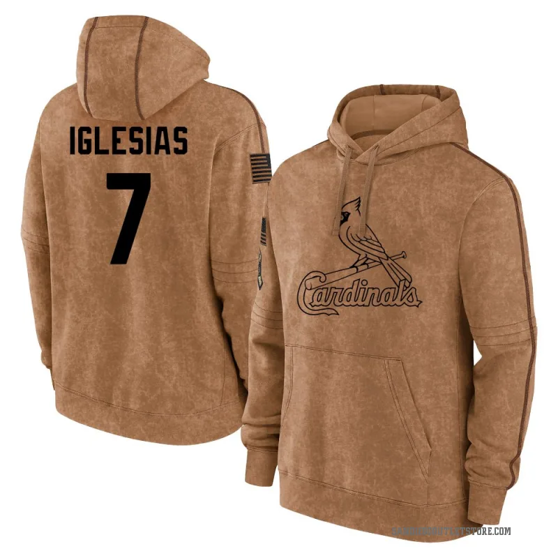 Jose Iglesias Youth Brown San Diego Padres 2023 Salute to Service Club Pullover Hoodie