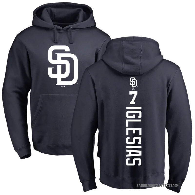 Jose Iglesias Youth Navy San Diego Padres Backer Pullover Hoodie