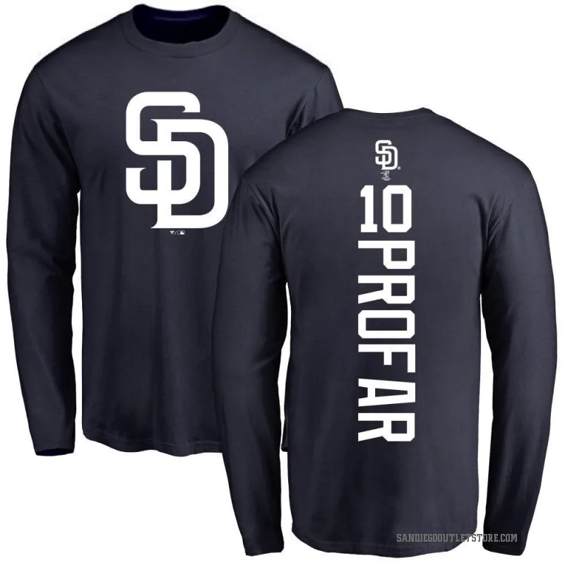 Jurickson Profar Men's Navy San Diego Padres Backer Long Sleeve T-Shirt -