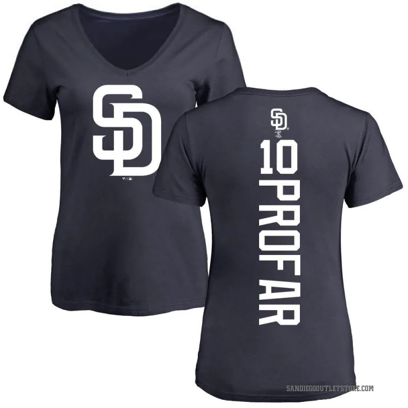 Jurickson Profar Women's Navy San Diego Padres Backer Slim Fit T-Shirt -
