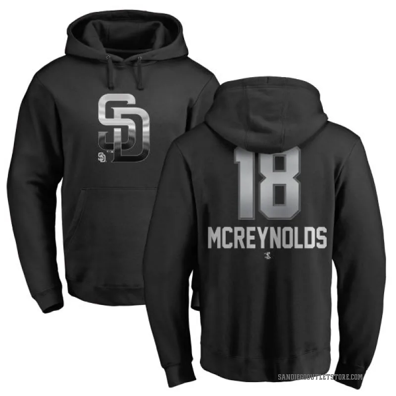 Kevin Mcreynolds Youth Black San Diego Padres Branded Midnight Mascot Pullover Hoodie -