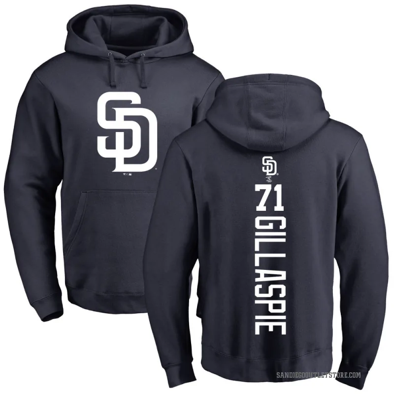Logan Gillaspie Youth Navy San Diego Padres Backer Pullover Hoodie