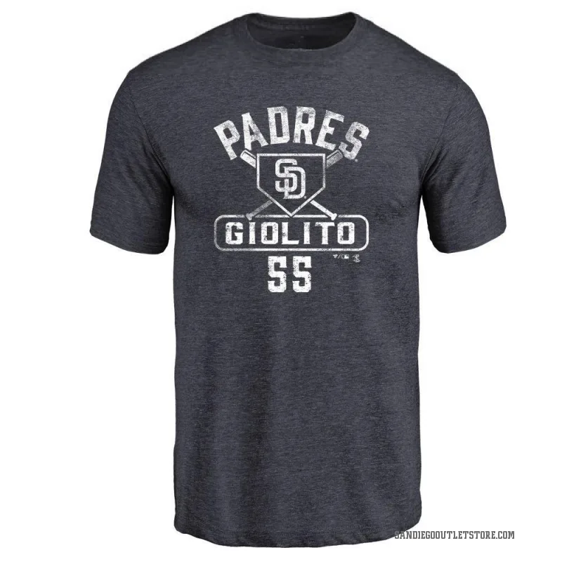 Lucas Giolito Men's Navy San Diego Padres Base Runner T-Shirt -